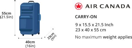 air canada baggage allowance|air canada baggage allowance military.